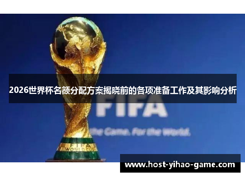 2026世界杯名额分配方案揭晓前的各项准备工作及其影响分析